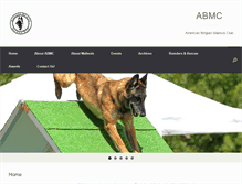 Tablet Screenshot of malinoisclub.com